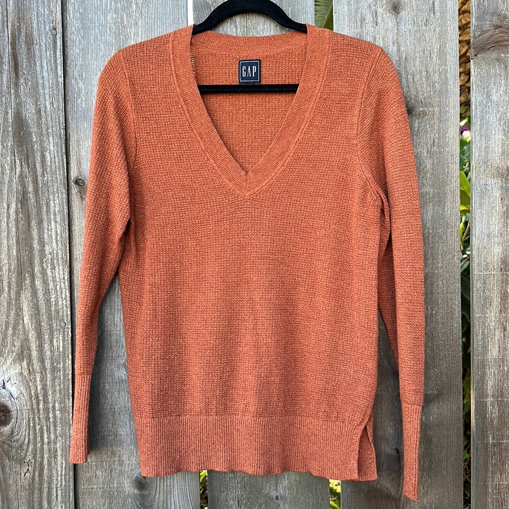 Gap sweater M waffle textured knit